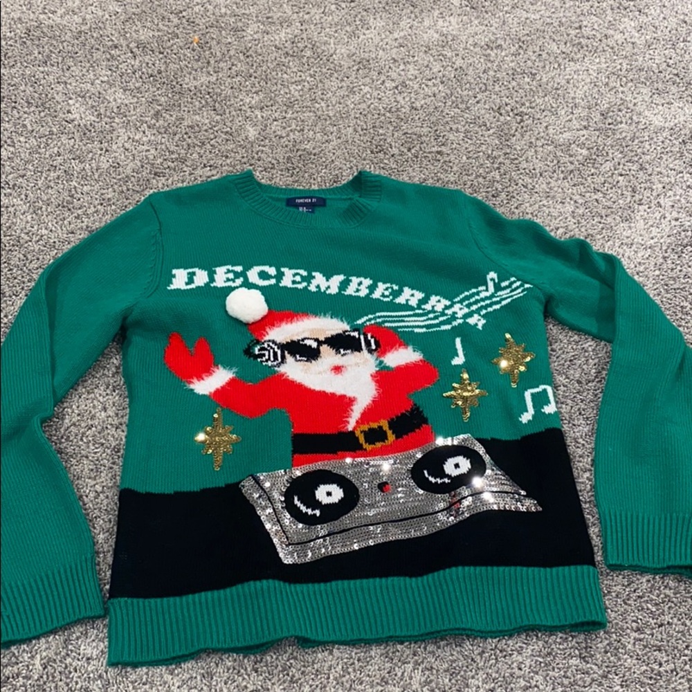 Ugly Christmas Sweater Green